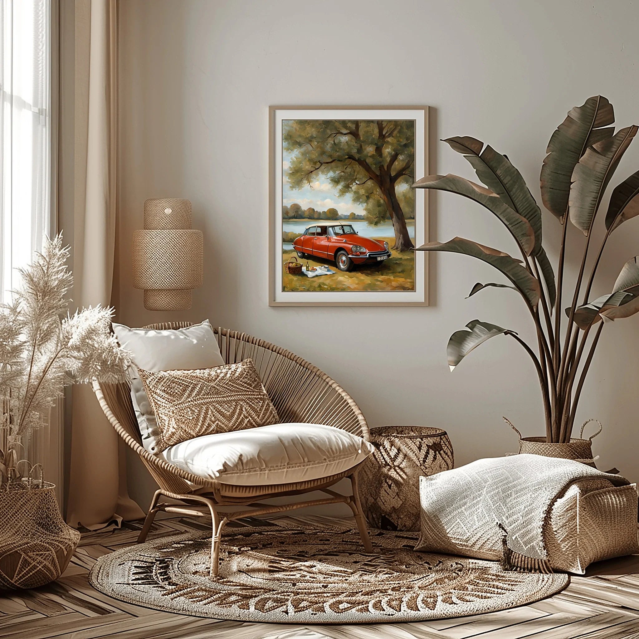 1970 French Hydropneumatic Art - Lakeside Edition | Poster & Canvas