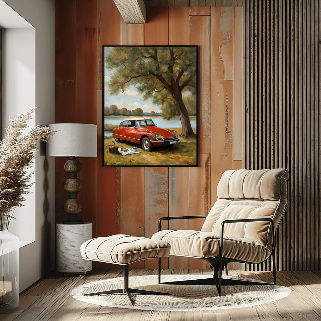 1970 French Hydropneumatic Art - Lakeside Edition | Poster & Canvas