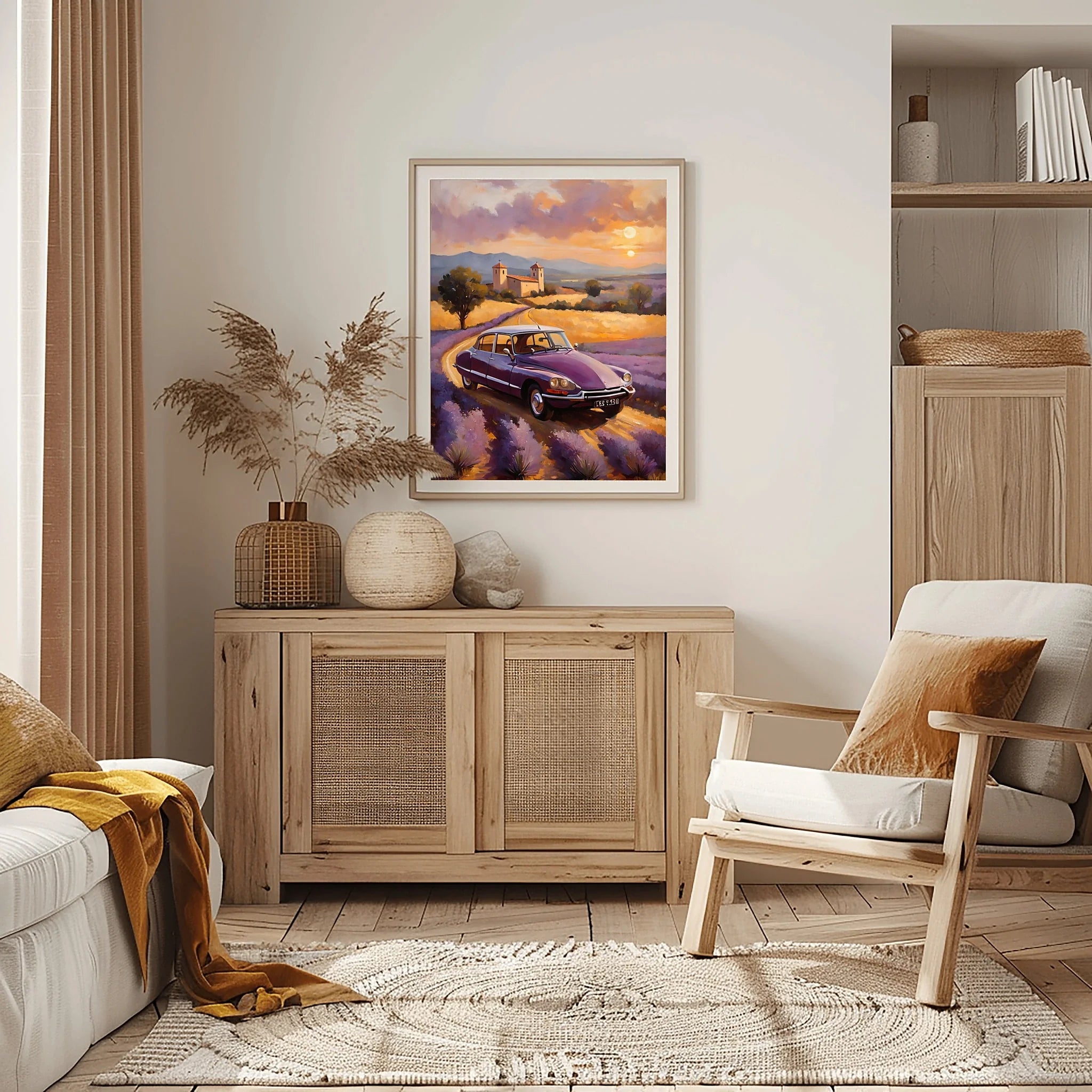 1970 French Hydropneumatic Art - Lavender Edition | Poster & Canvas