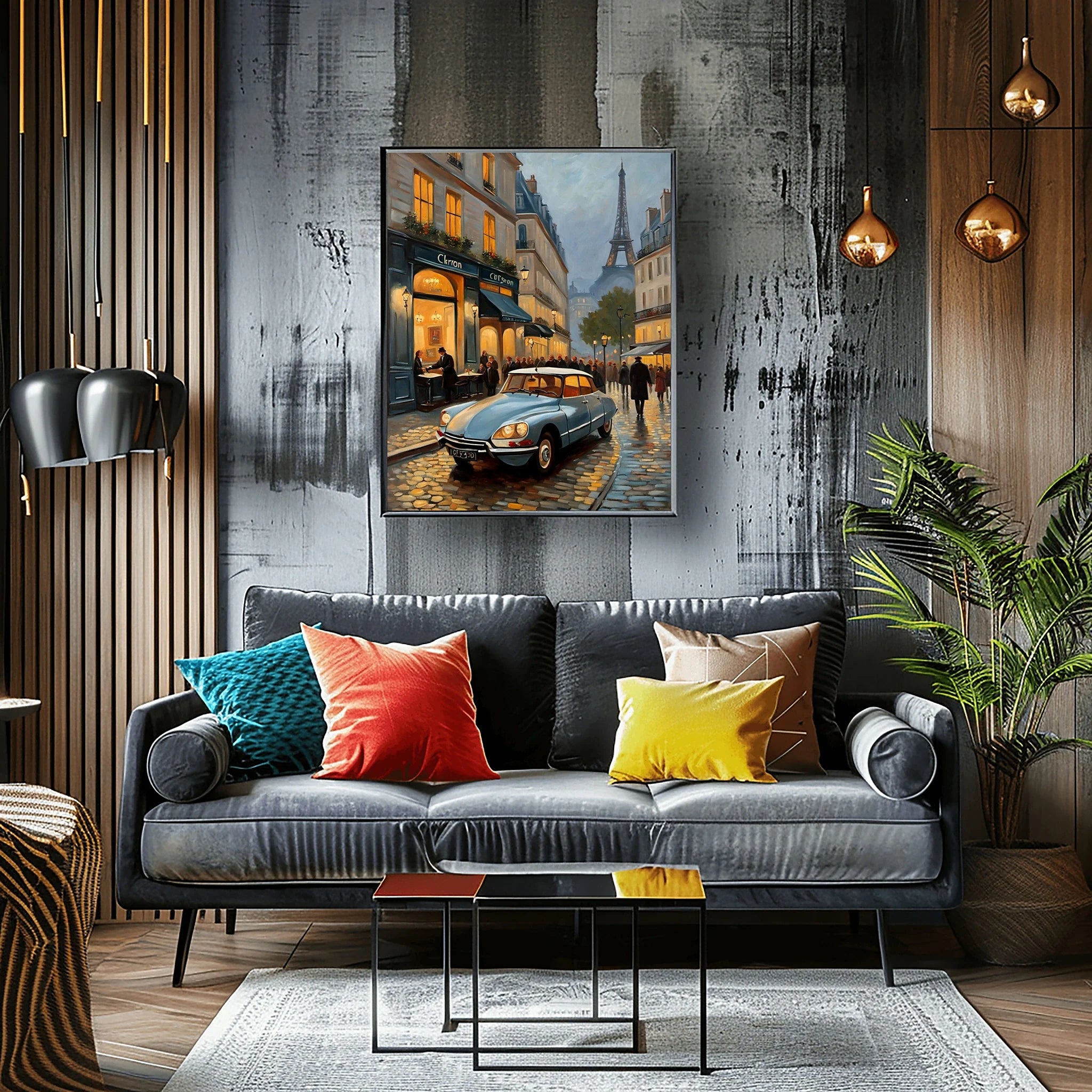 1970 French Hydropneumatic Art - Paris Edition | Poster & Canvas