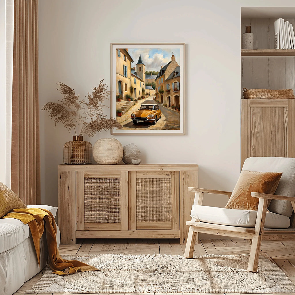 1970 French Hydropneumatic Art - Village Edition | Poster & Canvas