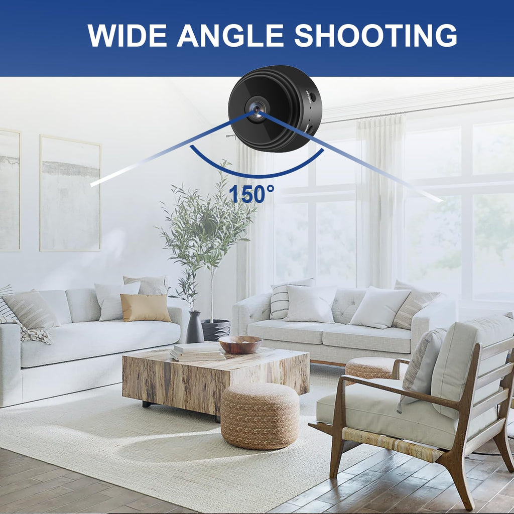 senri 3 Pack 1080P HD WiFi Mini Security Cameras Indoor Outdoor