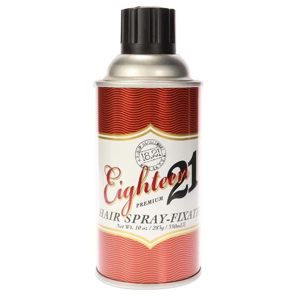 18.21 Eighteen 21 Premium Hairspray- Fixatif 9.6 Oz