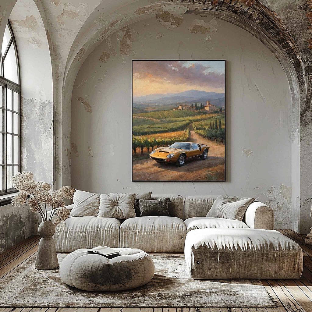1971 Italian Wedge - Tuscany Edition | Poster Canvas