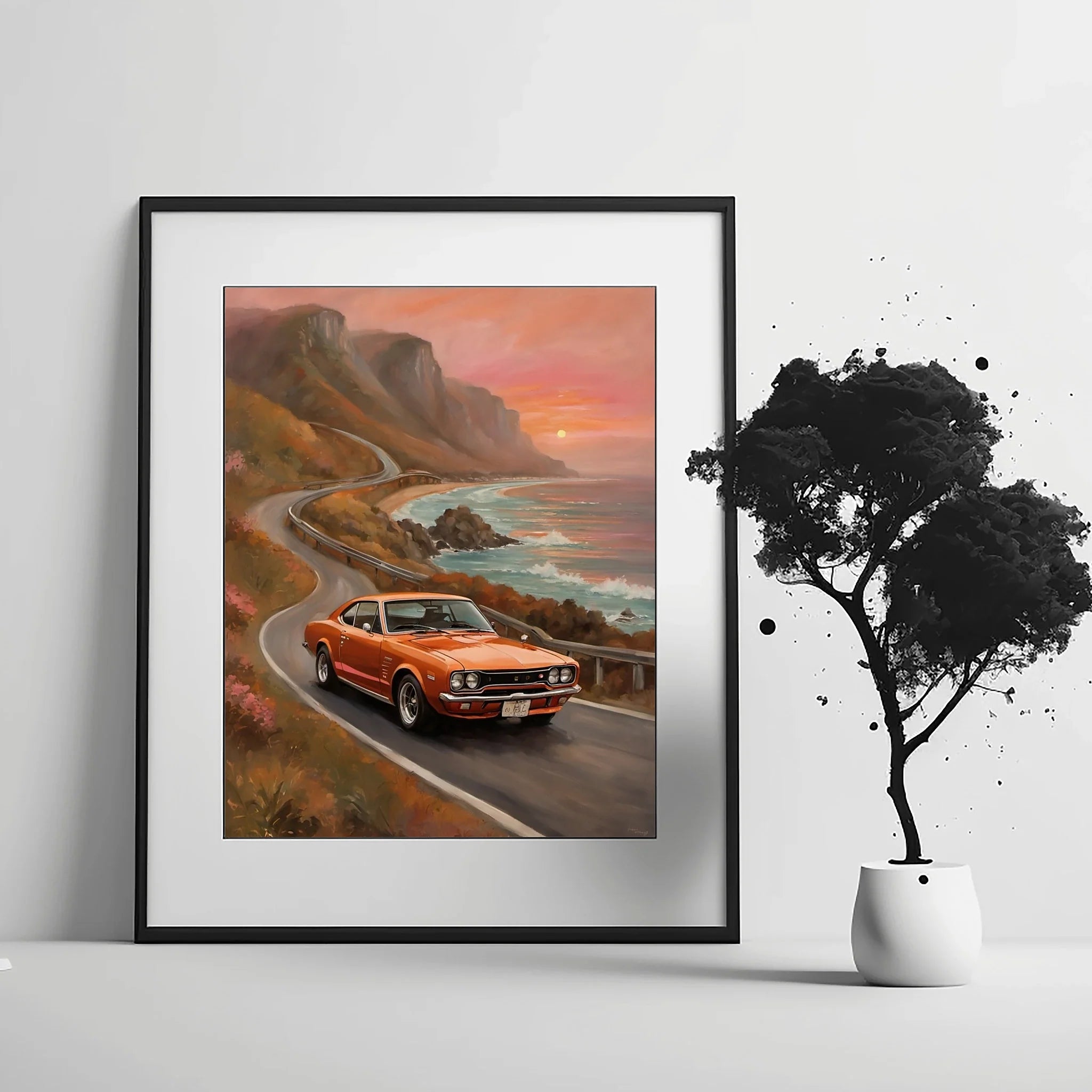 1971 Hakosuka GTR Legend - Beach Edition | Poster Canvas