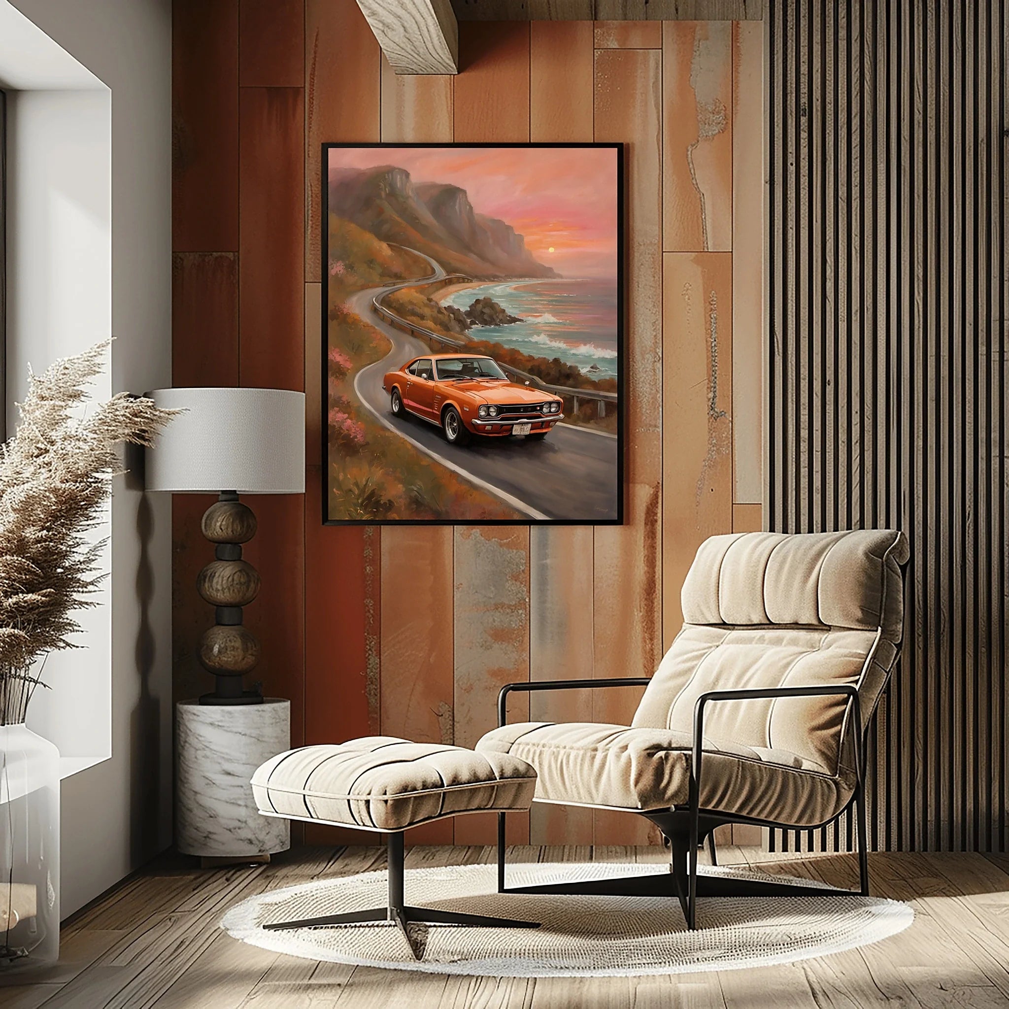 1971 Hakosuka GTR Legend - Beach Edition | Poster Canvas