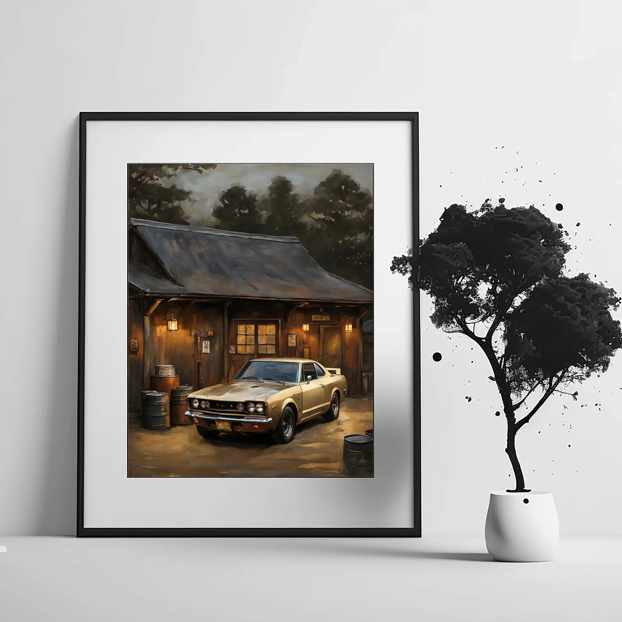 1971 Hakosuka GTR Legend - Garage Edition | Poster Canvas