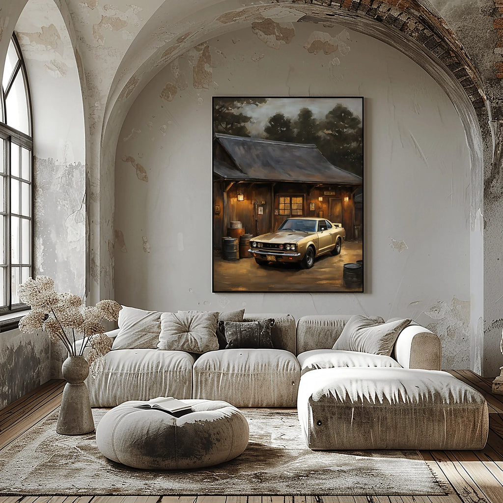 1971 Hakosuka GTR Legend - Garage Edition | Poster Canvas