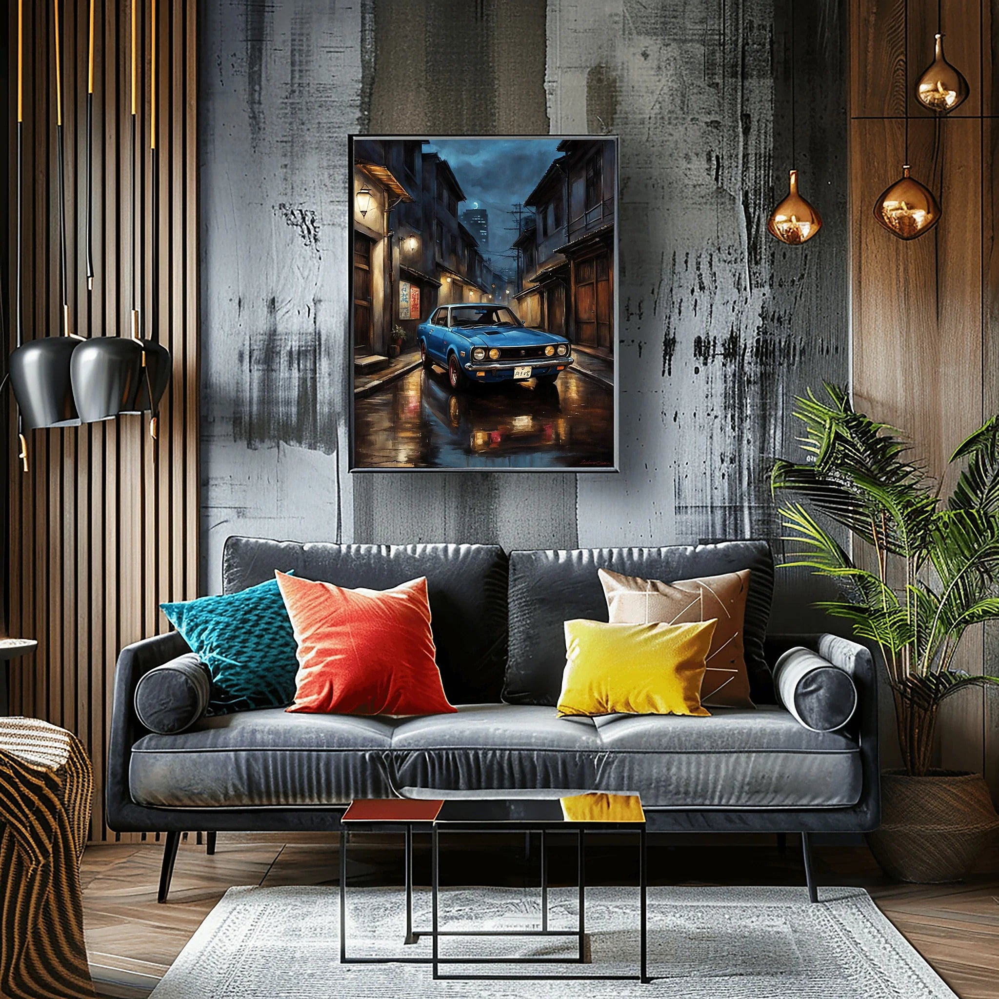 1971 Hakosuka GT-R Legend - Street Edition | Poster Canvas
