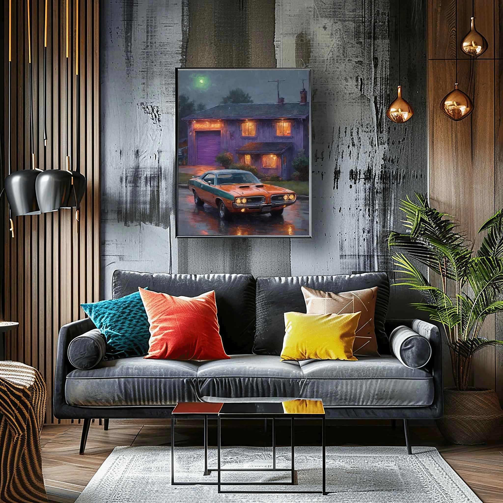 1971 Super Bee Spirit - Night Edition | Poster Canvas