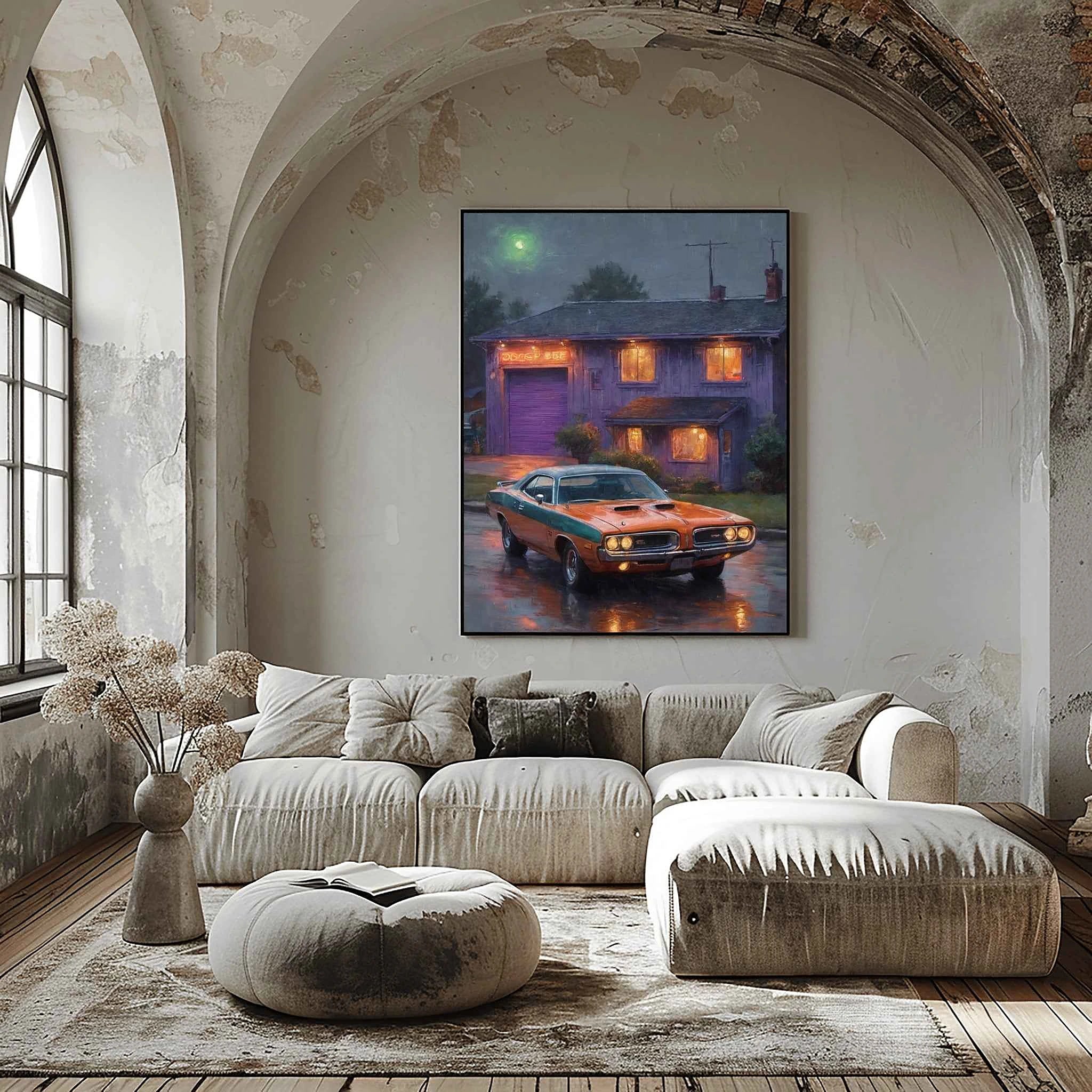 1971 Super Bee Spirit - Night Edition | Poster Canvas