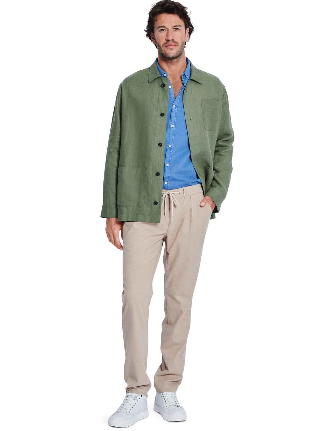 Burda Style Men's Casual Shirt Sewing Pattern B5842 Sizes 38-48