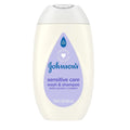 Johnson's Sensitive Care Lightly Scented  Wash & Shampoo  13.6  Oz