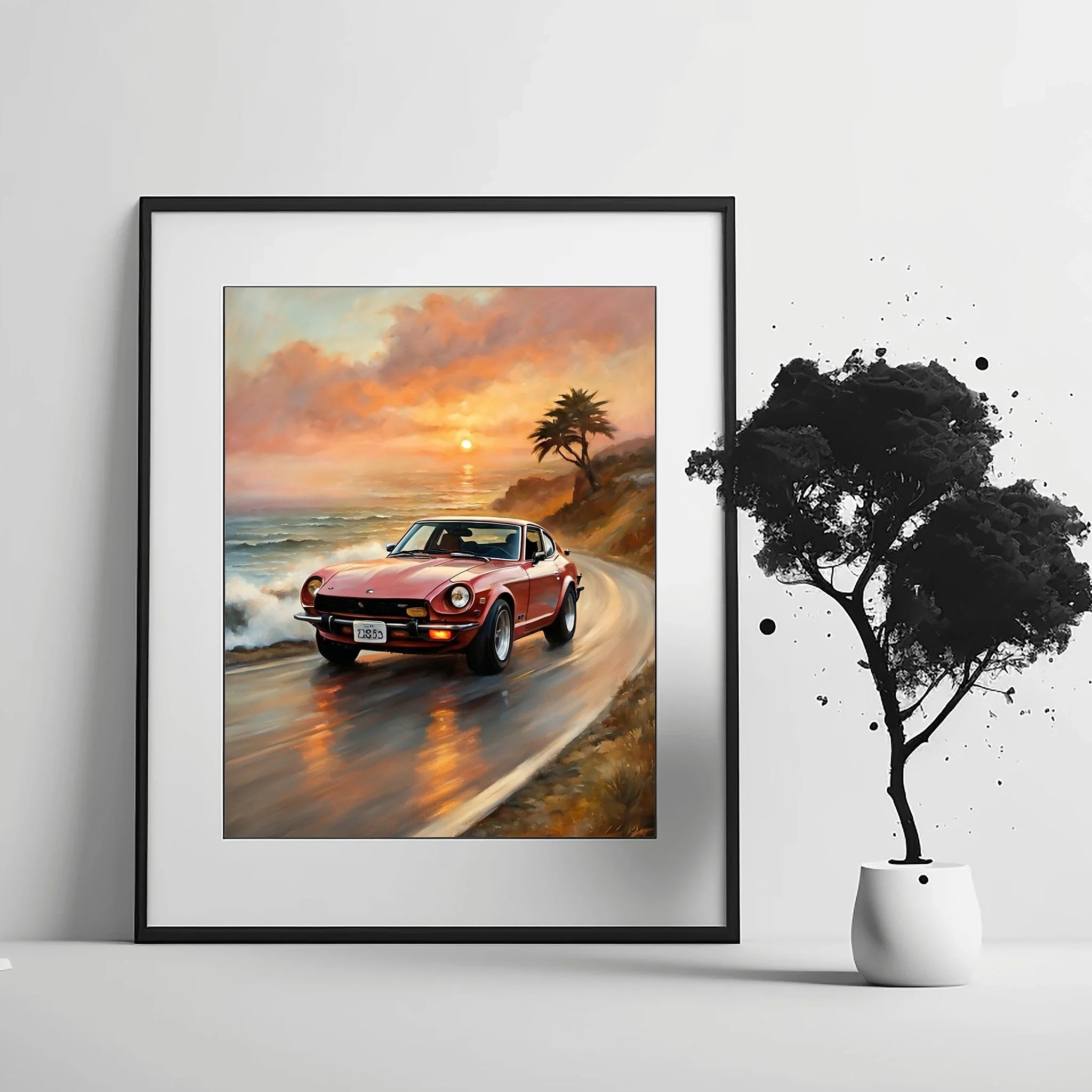 1972 Japanese Sports Icon - Coastal Edition | Poster Canvas