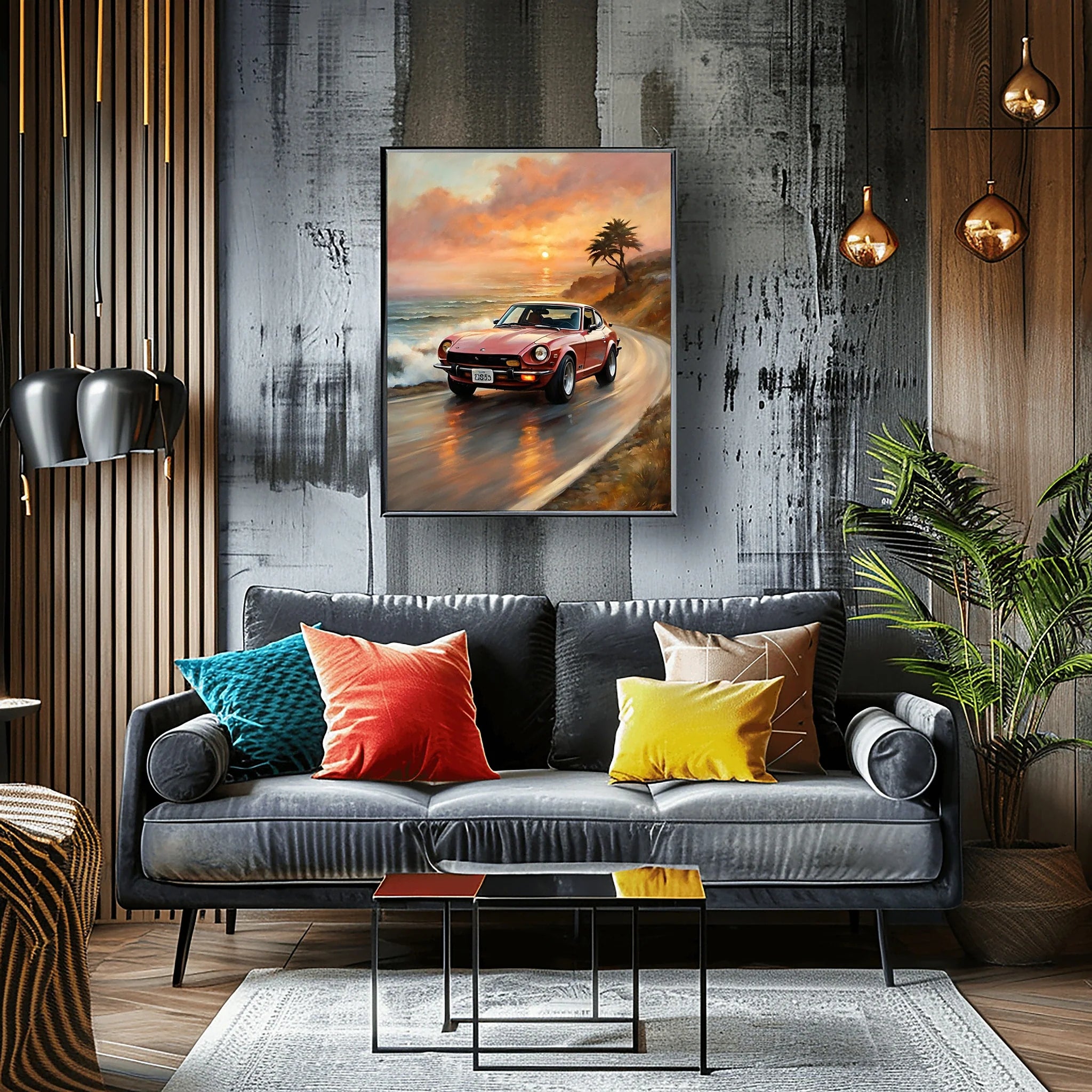 1972 Japanese Sports Icon - Coastal Edition | Poster Canvas