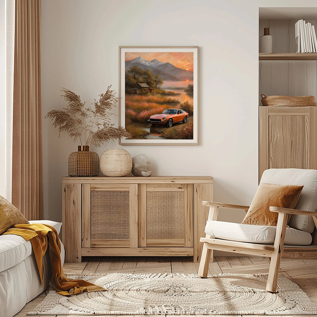 1972 Japanese Sports Icon - Lake Edition | Poster Canvas