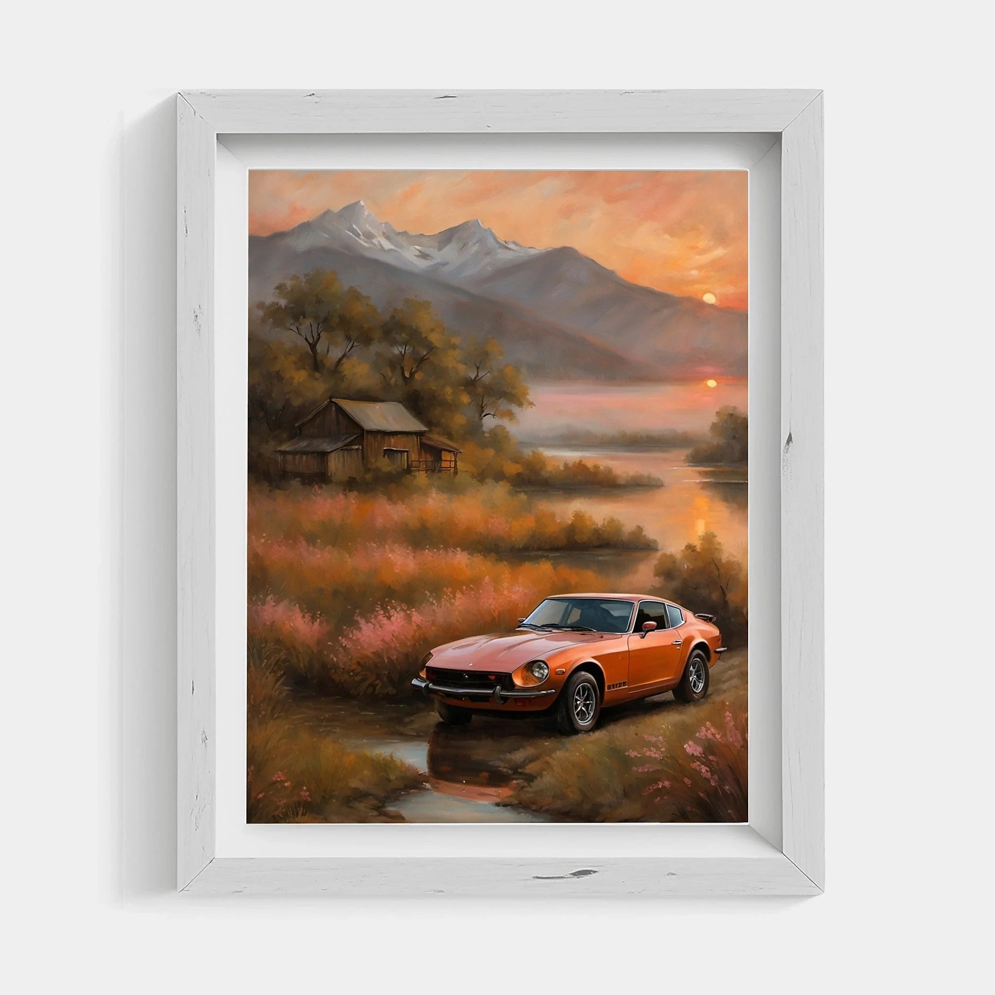1972 Japanese Sports Icon - Lake Edition | Poster Canvas