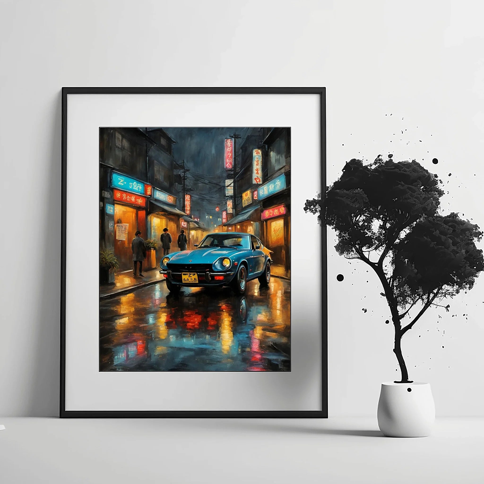 1972 Japanese Sports Icon - Night Edition | Poster Canvas