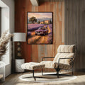 1972 Lancia Rally Warrior - Lavender Edition | Poster Canvas