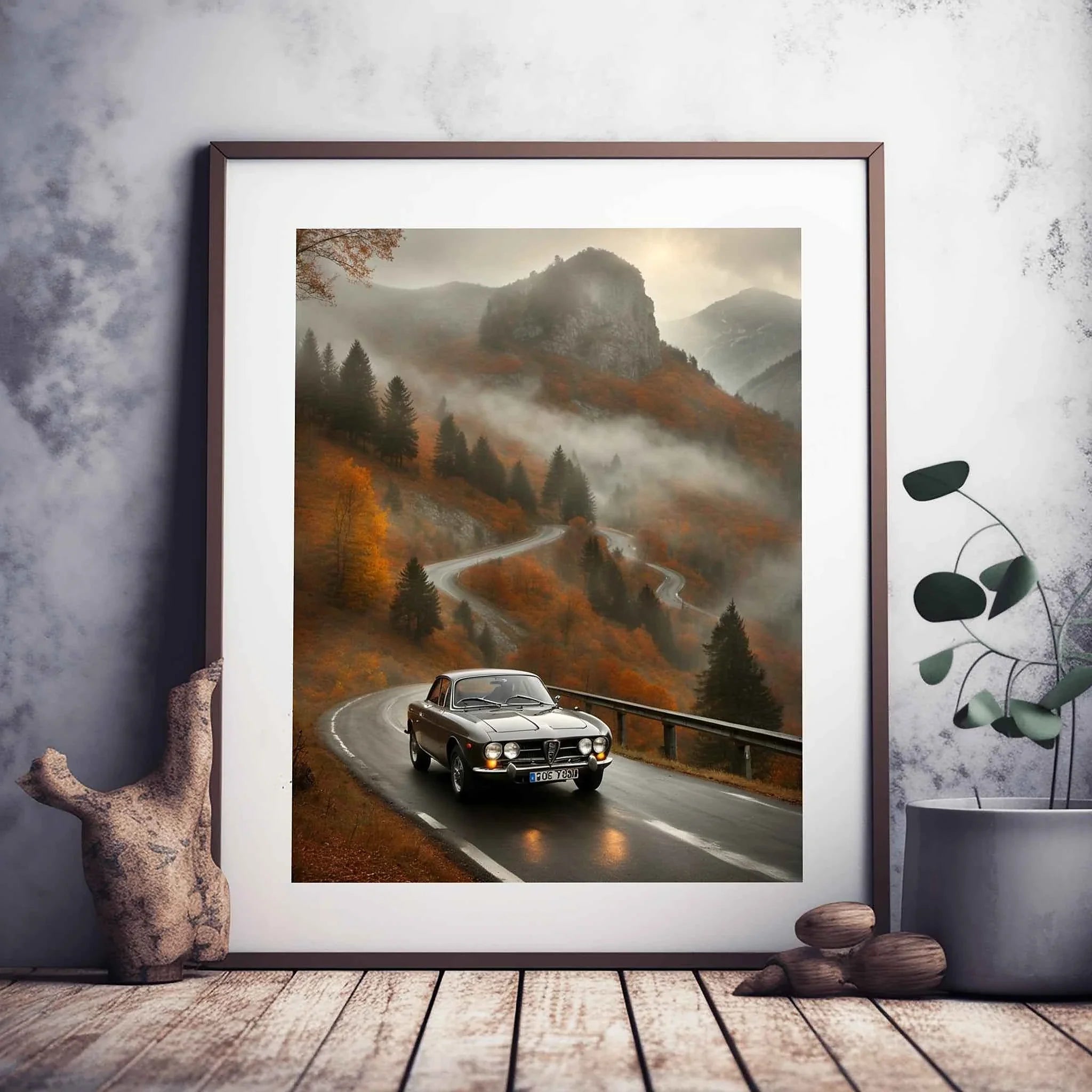 1972 Lancia Rally Warrior - Mountain Edition | Poster Canvas