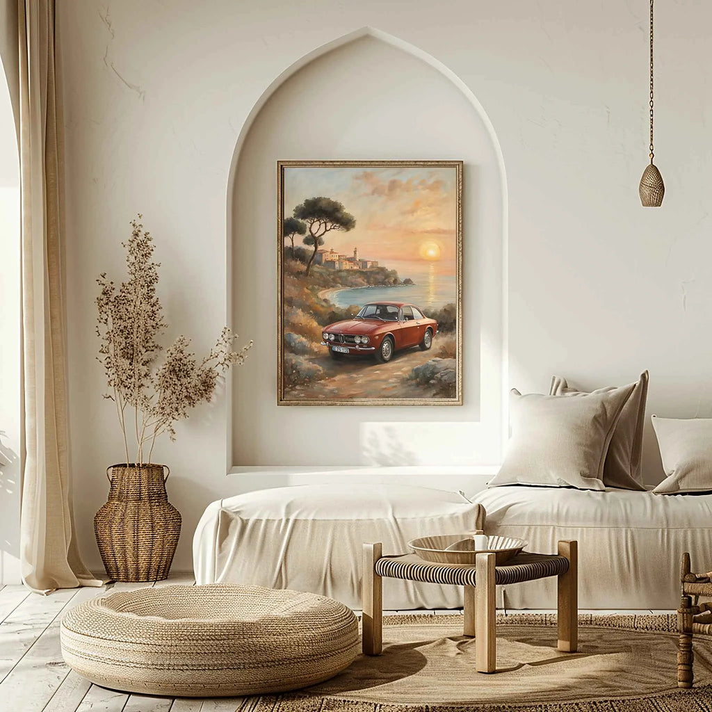 1972 Lancia Rally Warrior - Sunset Edition | Poster Canvas