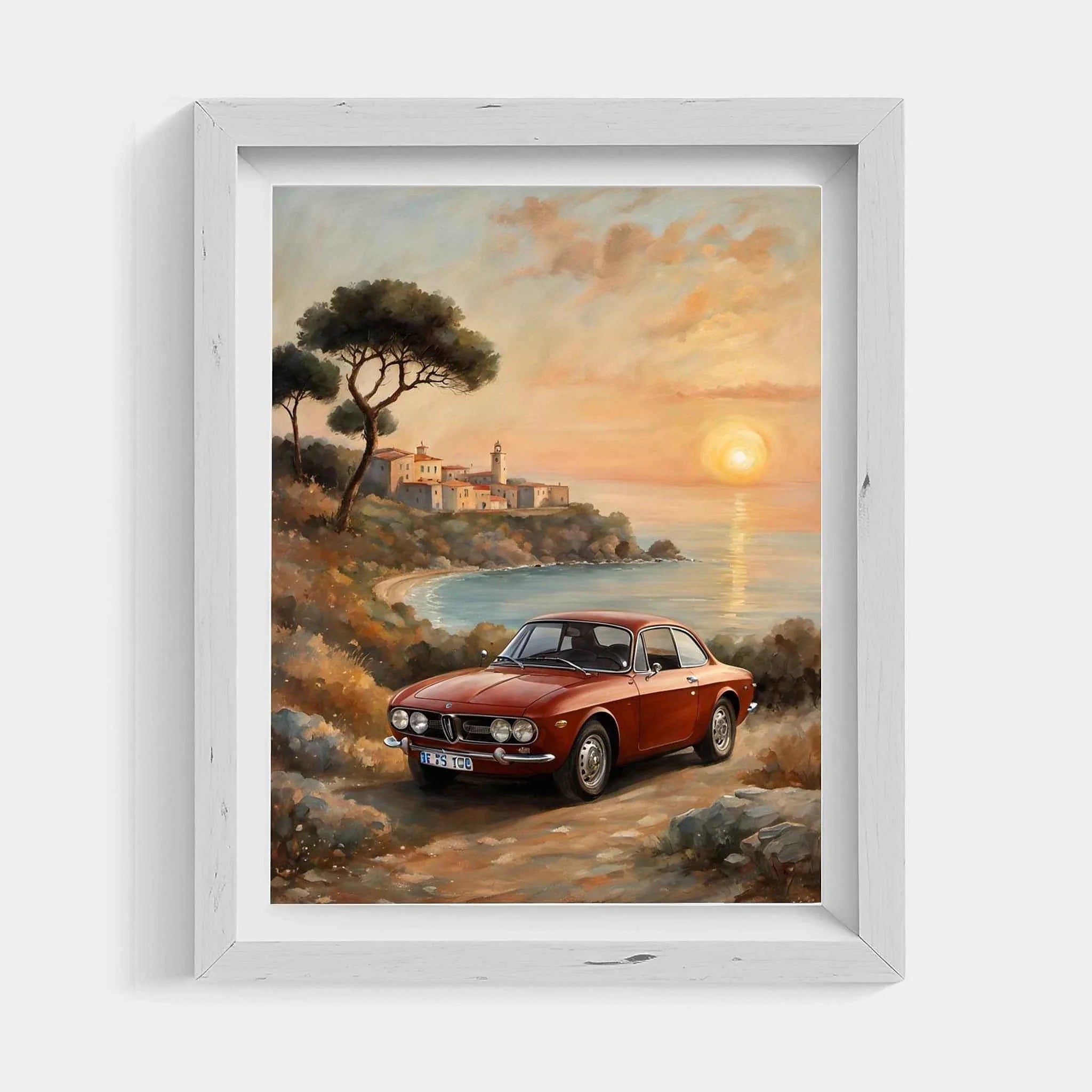 1972 Lancia Rally Warrior - Sunset Edition | Poster Canvas