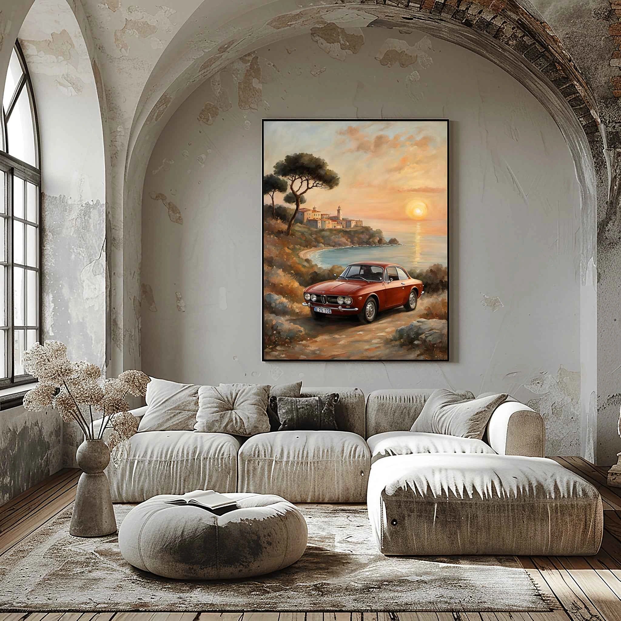 1972 Lancia Rally Warrior - Sunset Edition | Poster Canvas
