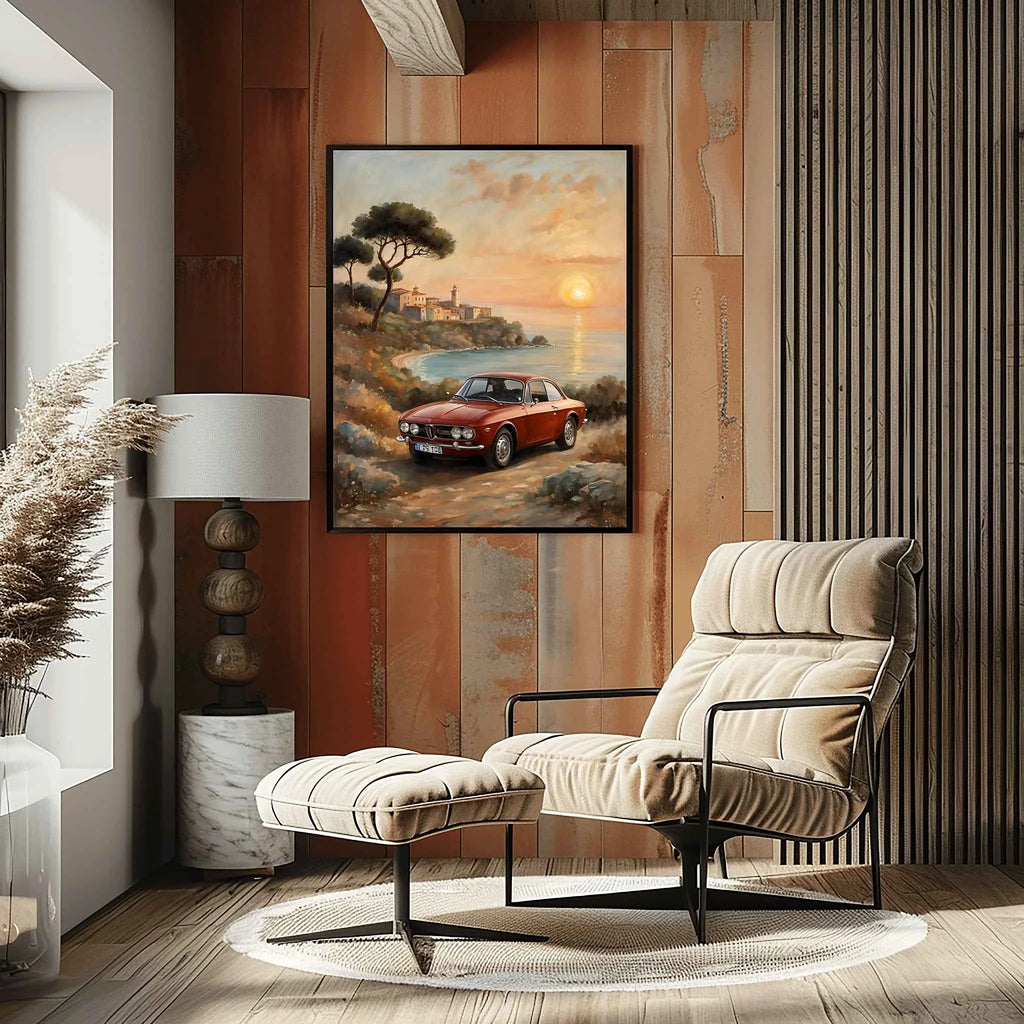 1972 Lancia Rally Warrior - Sunset Edition | Poster Canvas