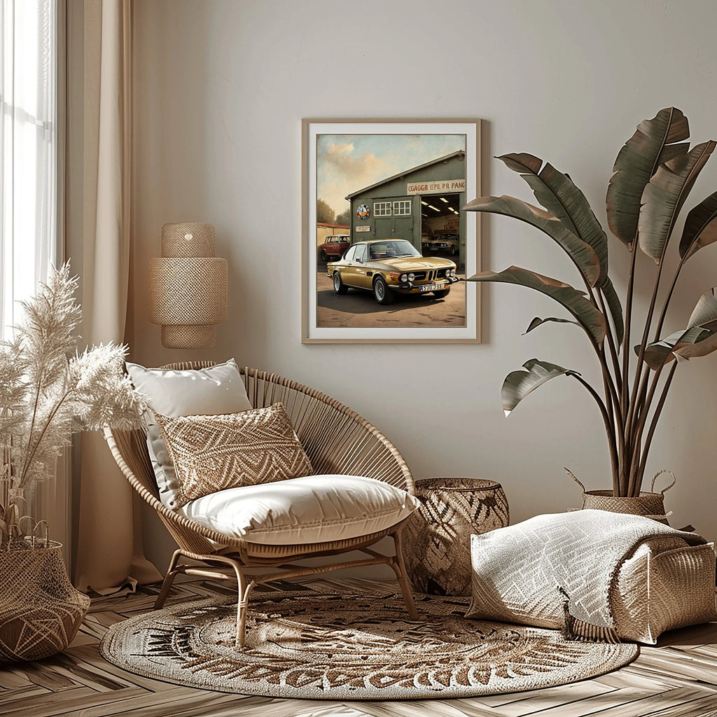 1973 Batmobile CSL Racer - Garage Edition | Poster Canvas