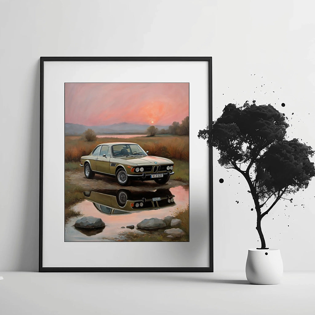 1973 Batmobile CSL Racer - Lake Edition | Poster Canvas