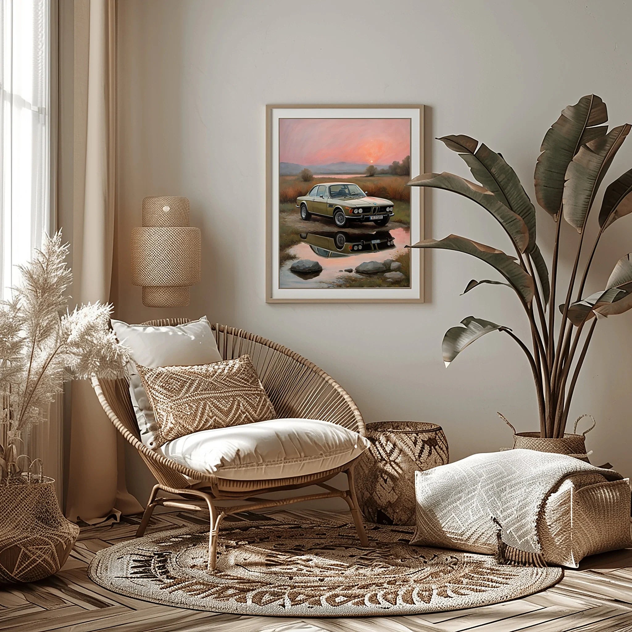 1973 Batmobile CSL Racer - Lake Edition | Poster Canvas