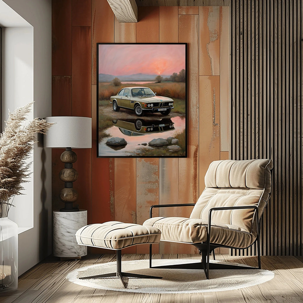 1973 Batmobile CSL Racer - Lake Edition | Poster Canvas