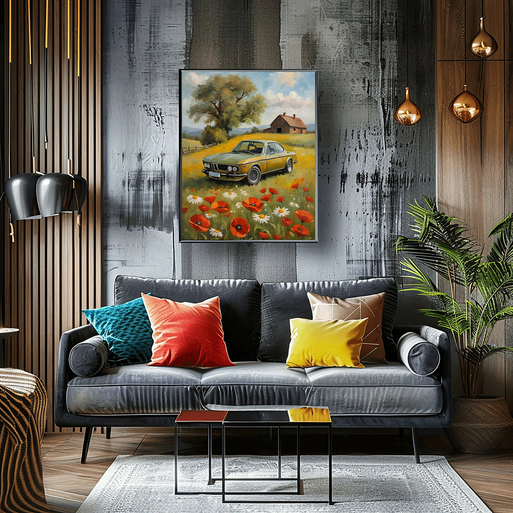 1973 Batmobile CSL Racer - Spring Edition | Poster Canvas