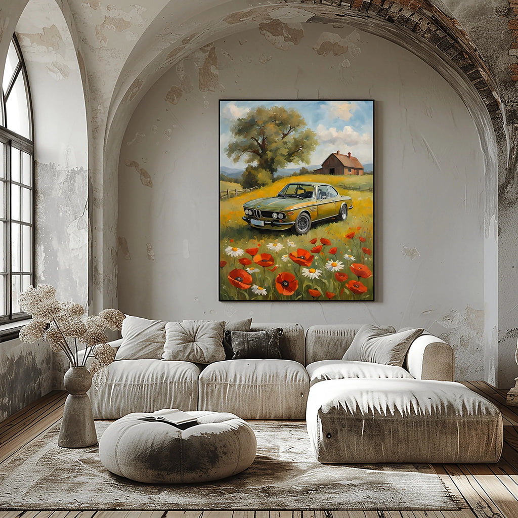 1973 Batmobile CSL Racer - Spring Edition | Poster Canvas
