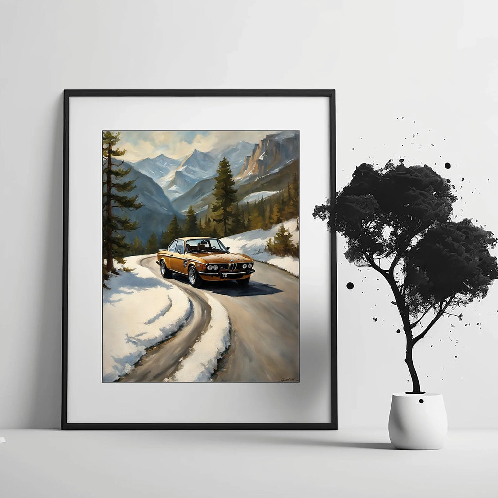 1973 Batmobile CSL Racer - Winter Edition | Poster Canvas