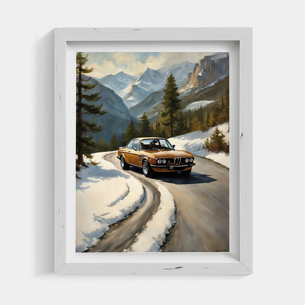 1973 Batmobile CSL Racer - Winter Edition | Poster Canvas