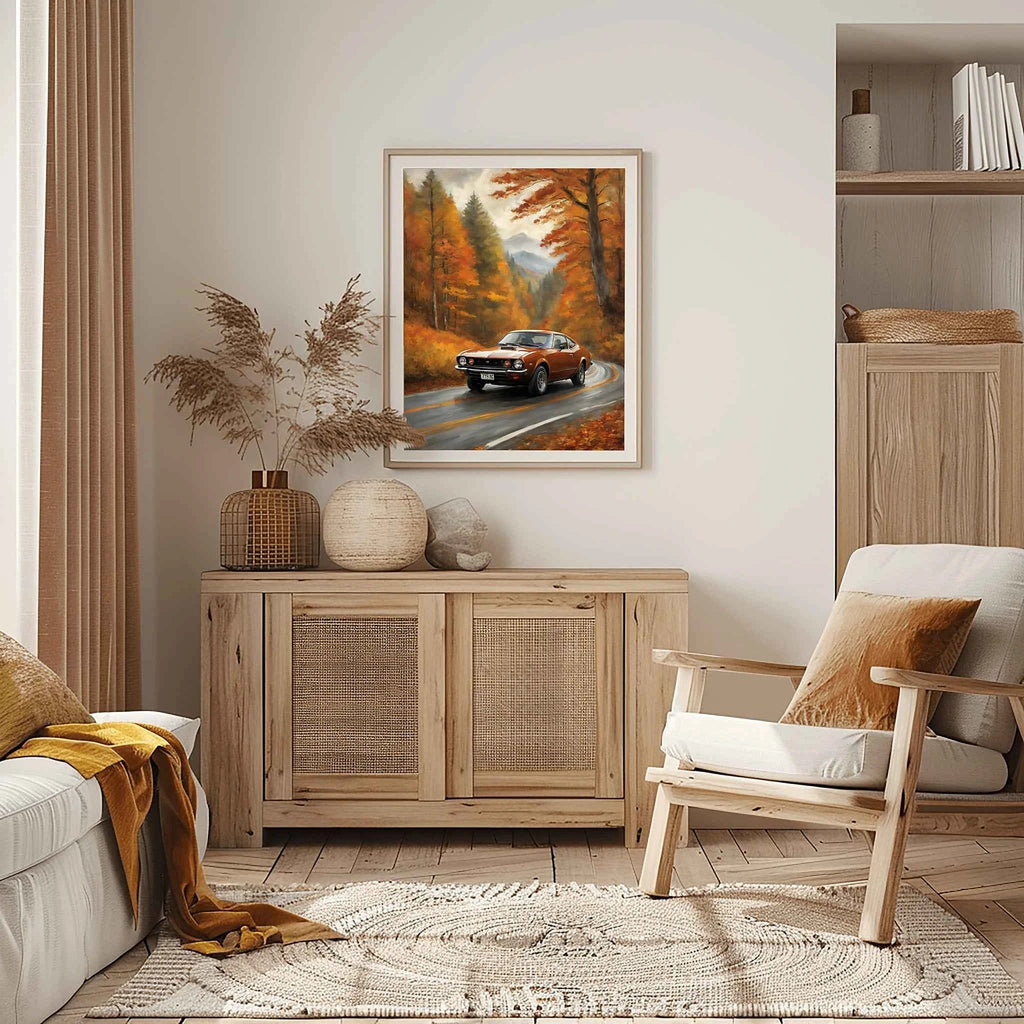 1974 Japanese GT Pioneer - Autumn Edition | Poster Canvas