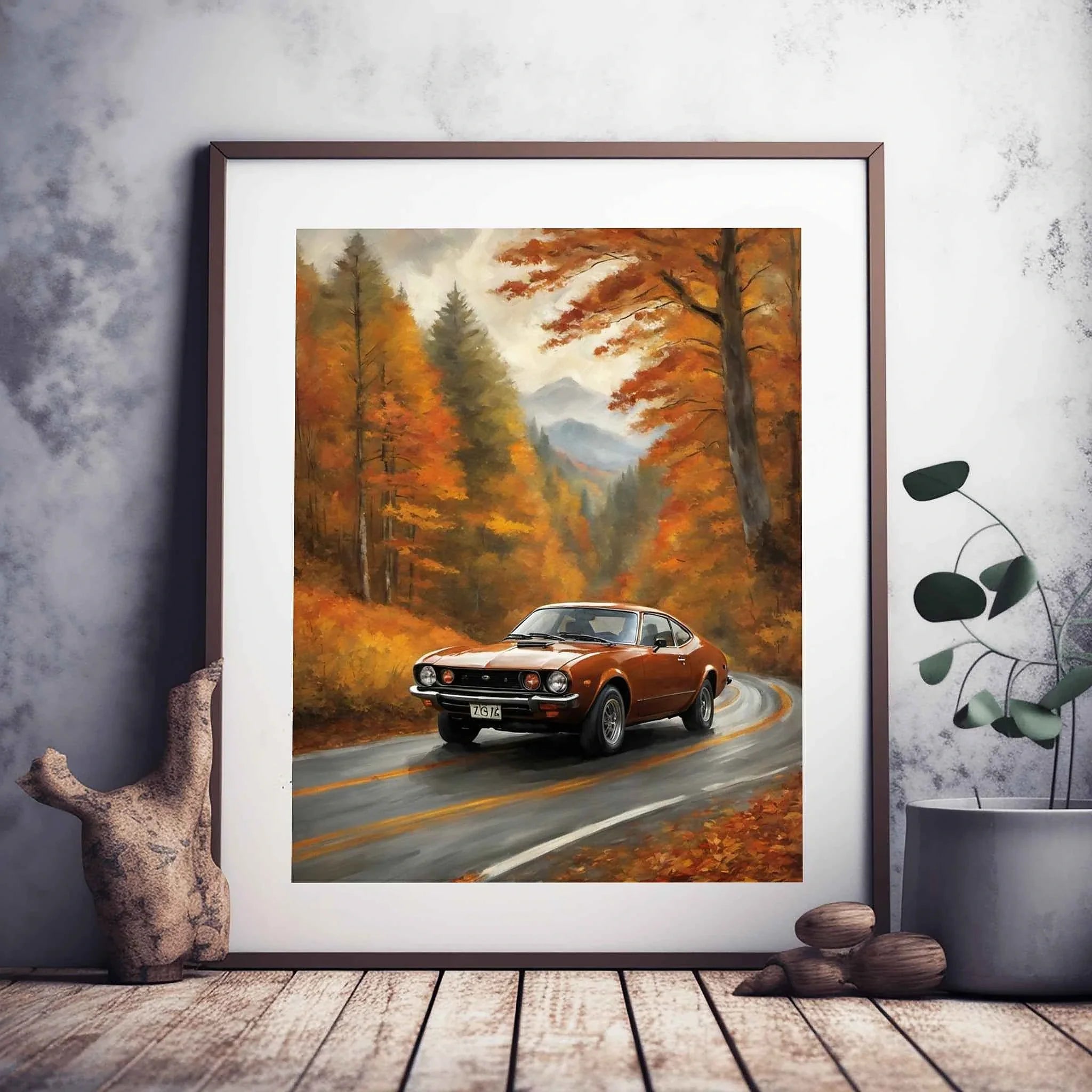 1974 Japanese GT Pioneer - Autumn Edition | Poster Canvas