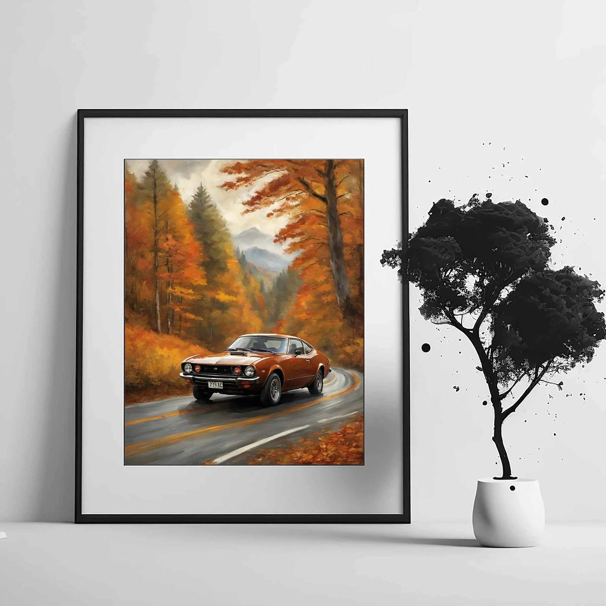 1974 Japanese GT Pioneer - Autumn Edition | Poster Canvas