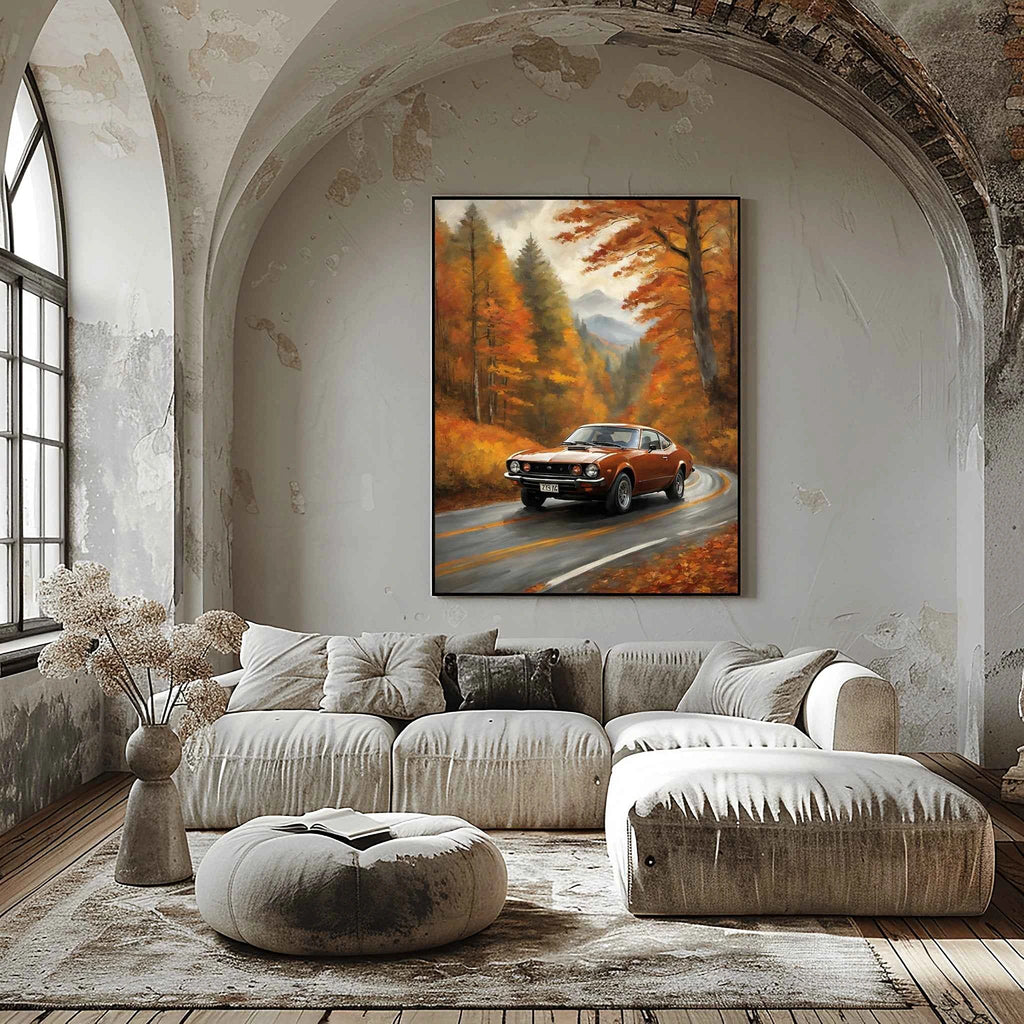 1974 Japanese GT Pioneer - Autumn Edition | Poster Canvas