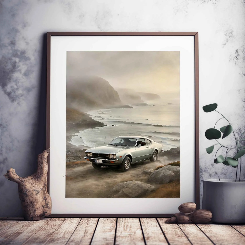 1974 Japanese GT Pioneer - Coastal Edition | Poster Canvas