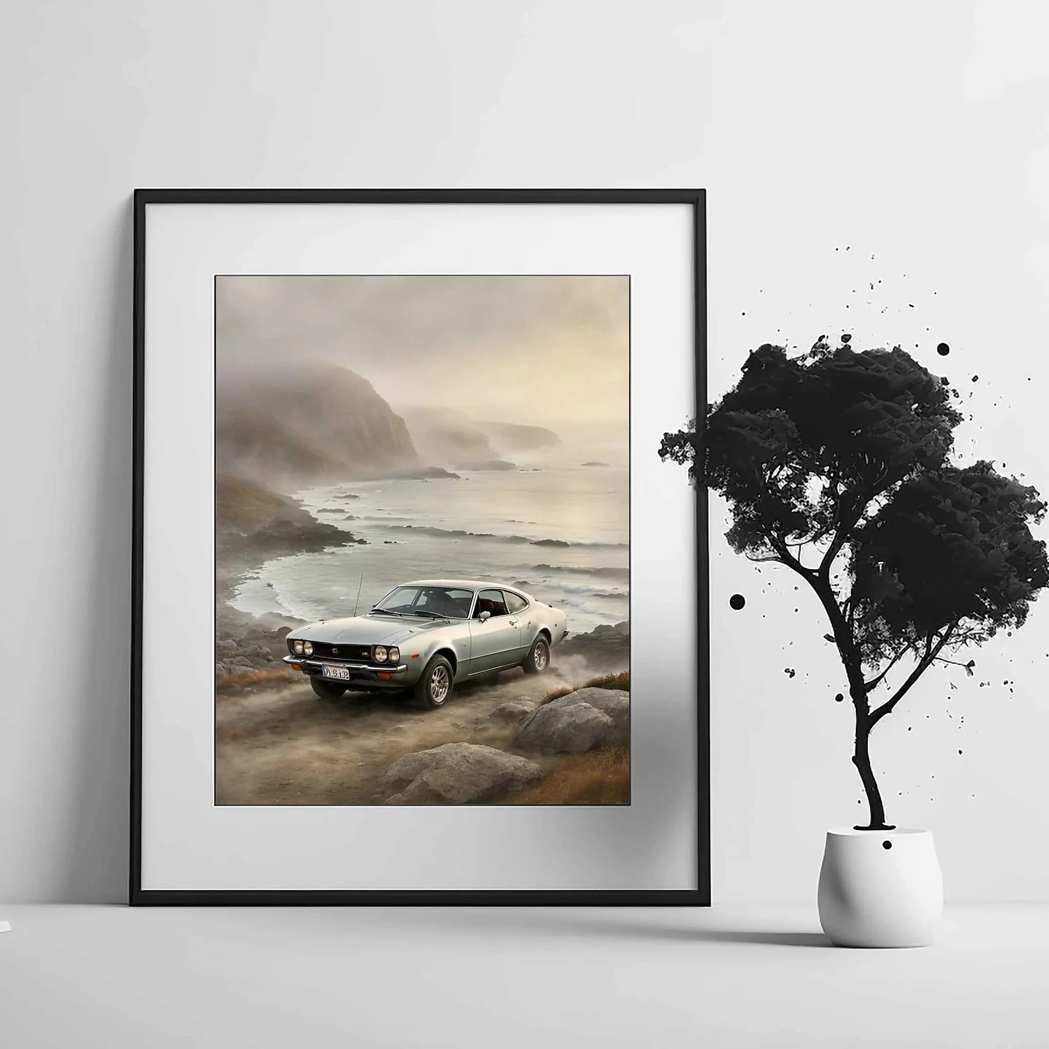 1974 Japanese GT Pioneer - Coastal Edition | Poster Canvas