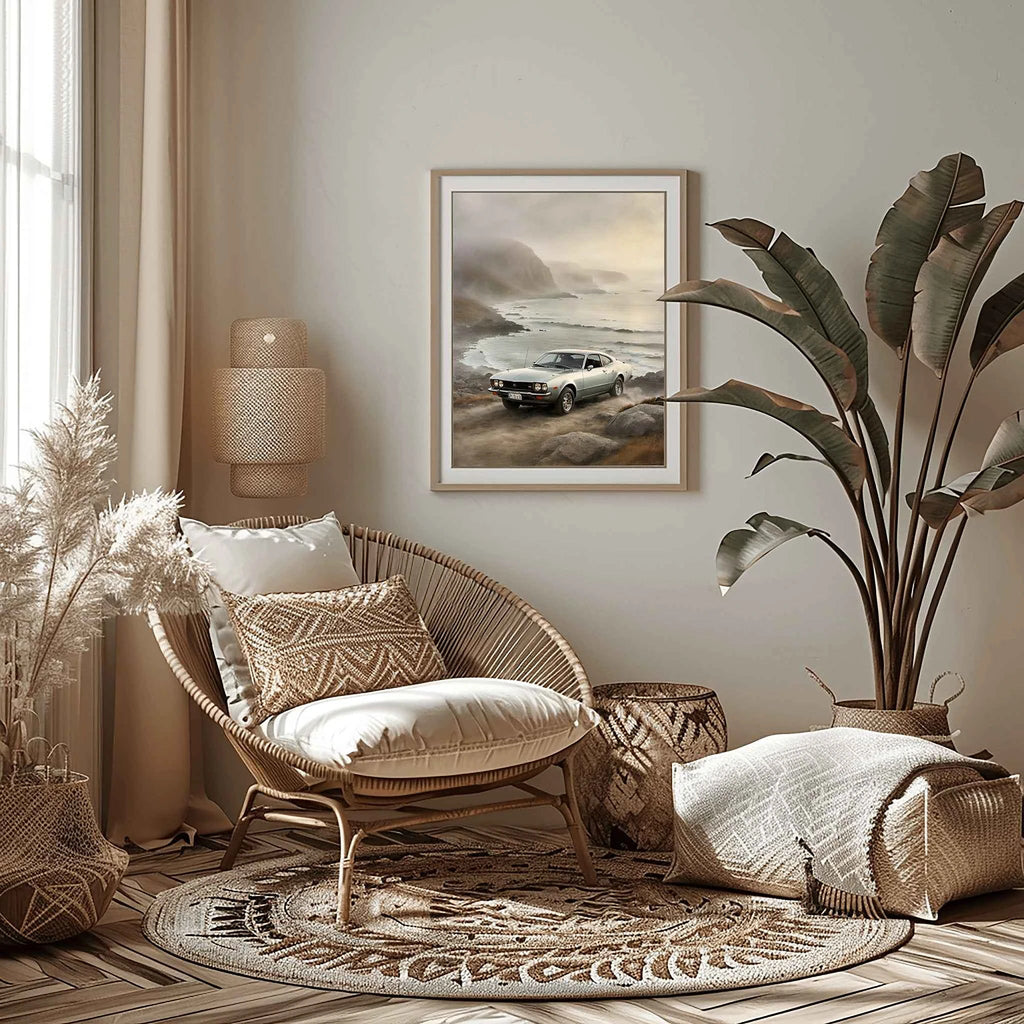 1974 Japanese GT Pioneer - Coastal Edition | Poster Canvas