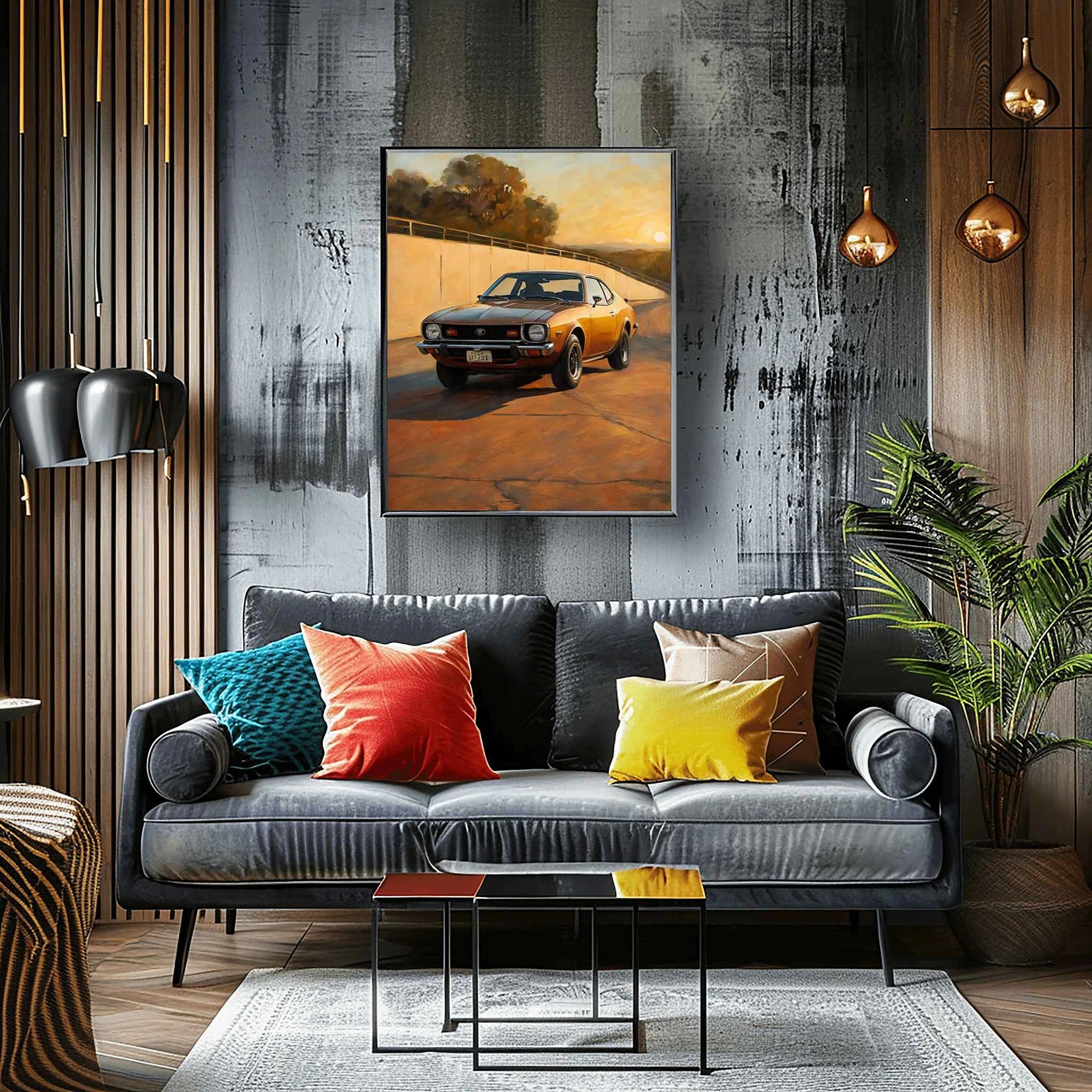 1974 Japanese GT Pioneer - Racetrack Edition | Poster Canvas