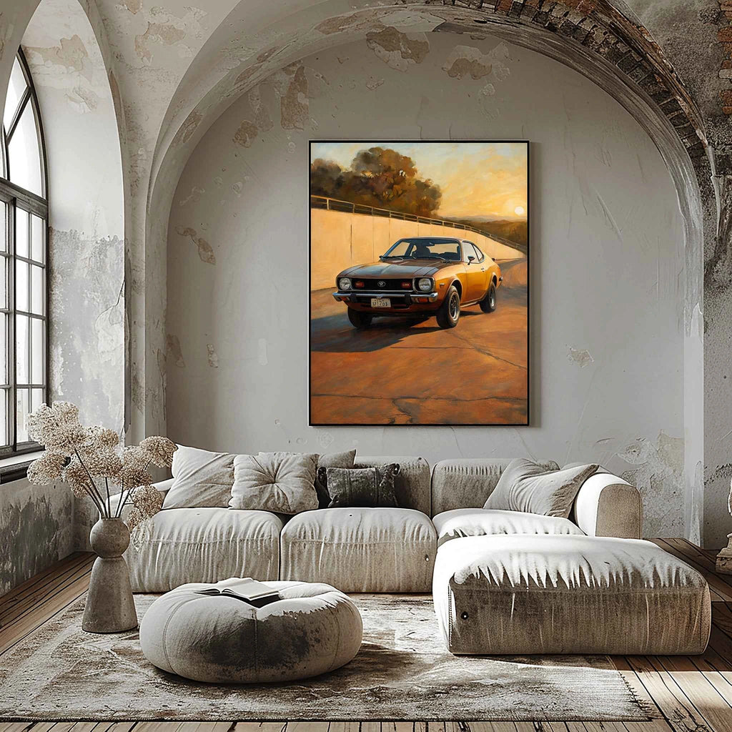 1974 Japanese GT Pioneer - Racetrack Edition | Poster Canvas