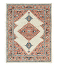 Peshawar Rug 5x7, Wool Hand Knotted Handmade Vintage Carpet, Serapi Design, Pakistani Rug 5 x 7 ft, Medium Sized, Geometric Rug