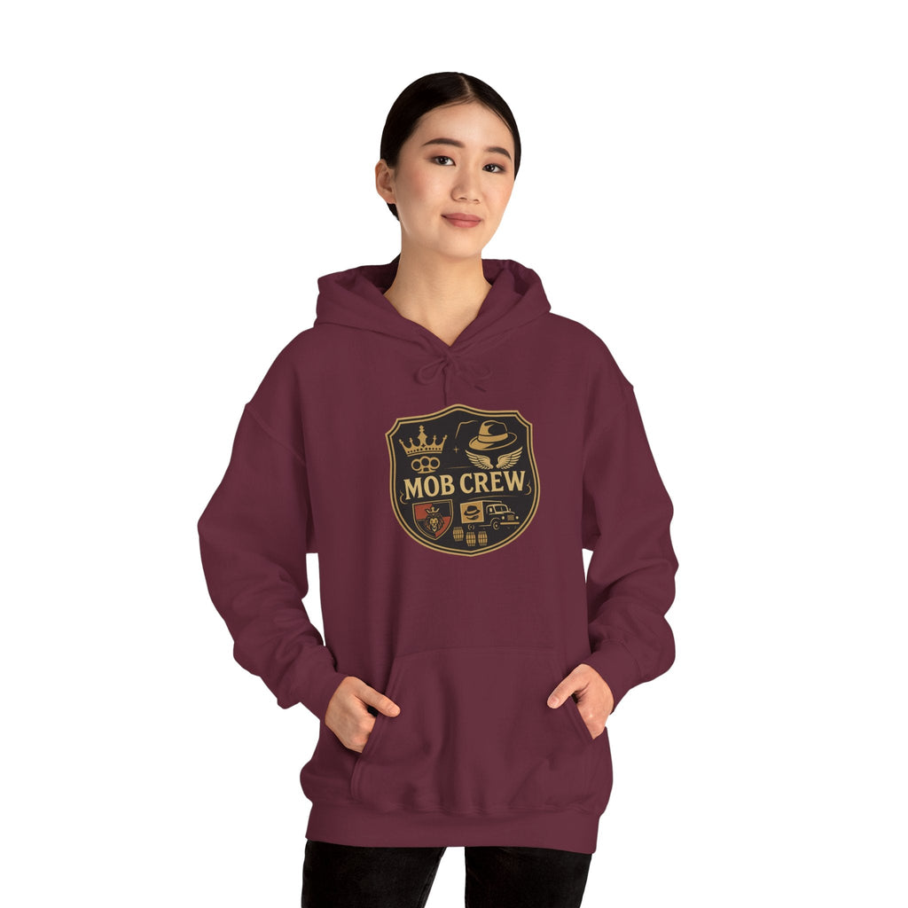 Mob Crew Hoodie – Vintage Pullover for Family Comfort