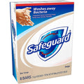 Safeguard Antibacterial Bar Soap, Beige Scent, 4 oz Bars (8 Count Pack)