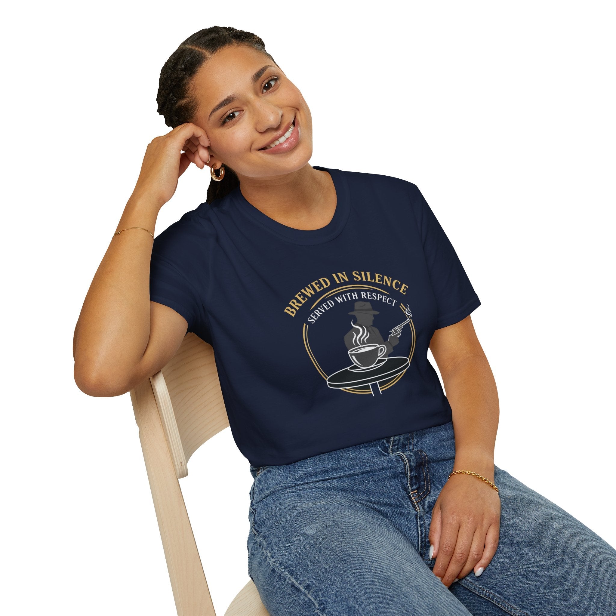 Mob Crew Brewed in Silence Served with Respect Vintage T-Shirt