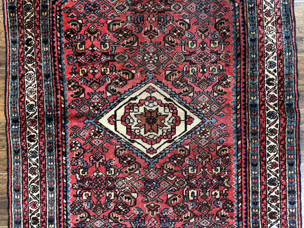 Antique Persian Tribal Rug 3.6 x 5, Hamadan Angelas Rug